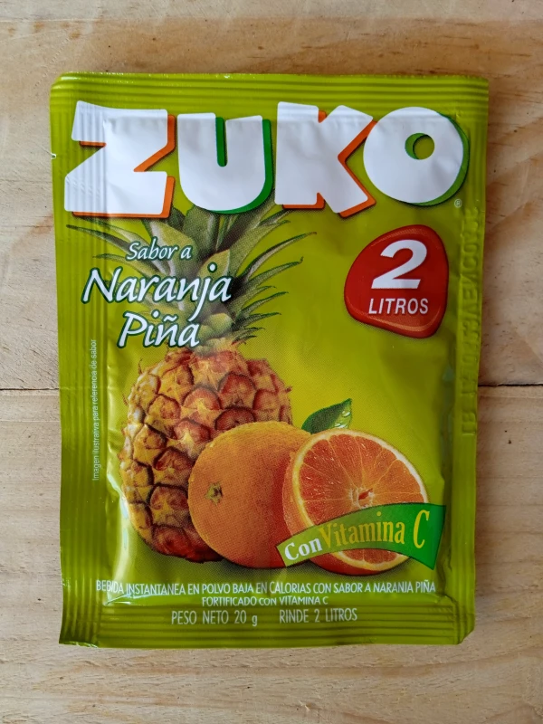 Refresco ZUKO naranja piña's foto | Bodegas R.G |  BizneCubano