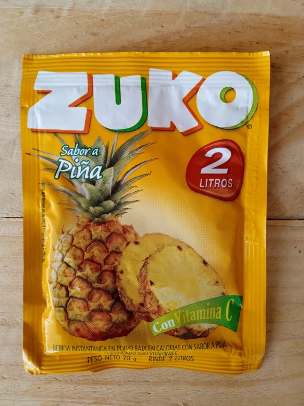 Refresco ZUKO piña's foto | Bodegas R.G |  BizneCubano